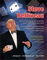 Steve Belliveau - Sleight of Hand Artist & Magician Brochure