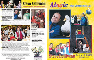 Steve Belliveau - Sleight of Hand Artist & Magician Brochure